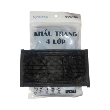 Combo 300 Khẩu trang y tế Nano Pro 4 lớp - Chống nắng, bụi mịn, tia UV, bảo vệ tối ưu