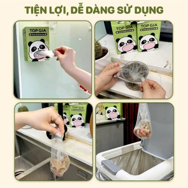 Combo 300 túi lọc rác TopGia bọc đựng rác bồn rửa tiện lợi - Giá chỉ 26.000 VND 2