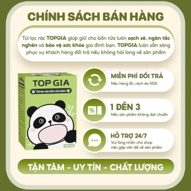 Combo 300 túi lọc rác TopGia bọc đựng rác bồn rửa tiện lợi - Giá chỉ 26.000 VND 7