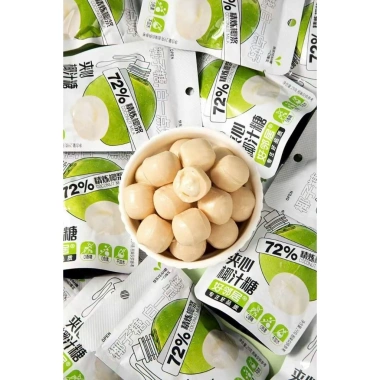 Combo 300g Kẹo Cứng Siro và Kẹo Sữa Dừa Nhân Chảy - High Calcium, Good Neighbor, Giá 38.500₫