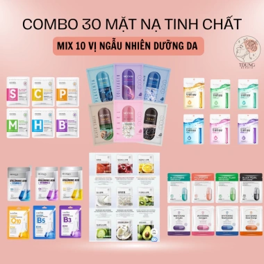 Combo 30M Mặt Nạ Dưỡng Trắng Ẩm, Mờ Thâm, Collagen Nội Địa Trung - 79.000đ 8