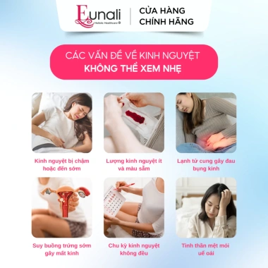 Combo 3+1 Miếng Dán Giữ Nhiệt Giảm Đau Bụng Kinh EUNALI Giảm Đau Nhanh, Ấm Lâu