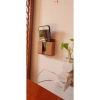 Combo 3/5 Kệ dán tường chữ nhật giá đỡ remote và sạc điện thoại FHTV6 TGTK 6