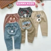 Combo 3/5 Quần Zip Lông 5 Màu Trung Tính cho Bé Trai và Bé Gái - 139.500 VND
