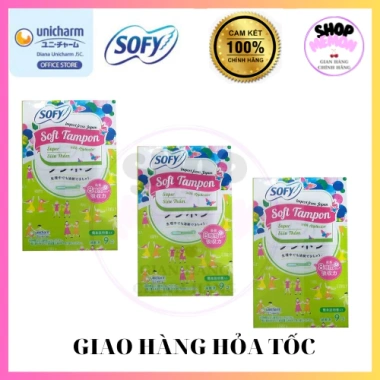 Combo 3H Sofy Tampón Nhật Bản – Thấm nhanh, không kích ứng, ưu đãi 163.000₫ 3 Combo 3H Sofy Tampón Nhật Bản – Thấm nhanh, không kích ứng, ưu đãi 163.000₫ 3