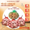 Combo 3kg Tỏi Củ + 1kg Hành Củ Kinh Môn - Thơm Nồng Đậm Vị, Giá chỉ 232.000 VND