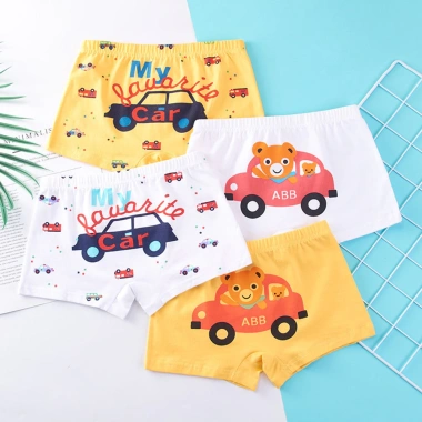 Combo 4-5 Quần Sịp Bé Trai Cao Cấp Loại 1 Giá Ưu Đãi 105.000 - Thoáng Mát, Đệm Mềm