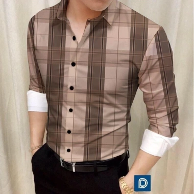 Combo 4 áo sơ mi nam tay dài in 3D sang trọng, 4 màu, M-6XL, giá ưu đãi 400k