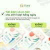 Combo 4 Bịch Giấy Rút HOMI 1.300 Tờ - 4 Lớp Mềm Mịn, An Toàn Cho Da, Kèm Móc Treo - Giá 99.000 VND 5