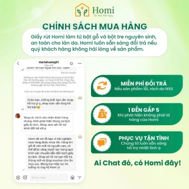 Combo 4 Bịch Giấy Rút HOMI 1.300 Tờ - 4 Lớp Mềm Mịn, An Toàn Cho Da, Kèm Móc Treo - Giá 99.000 VND 9 Combo 4 Bịch Giấy Rút HOMI 1.300 Tờ - 4 Lớp Mềm Mịn, An Toàn Cho Da, Kèm Móc Treo - Giá 99.000 VND 9