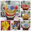 Combo 4 Bộ Phụ Kiện Khay Thuyền Đủ Màng Co Hoa Lá Cành - Giỏ Quà Tết 2.026 199k 2