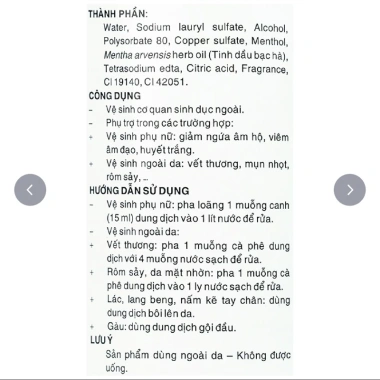Combo 4 chai Dung Dịch Gynofar 500ml - Vệ sinh kín, ngừa nấm ngứa, chỉ 169.000 VNĐ
