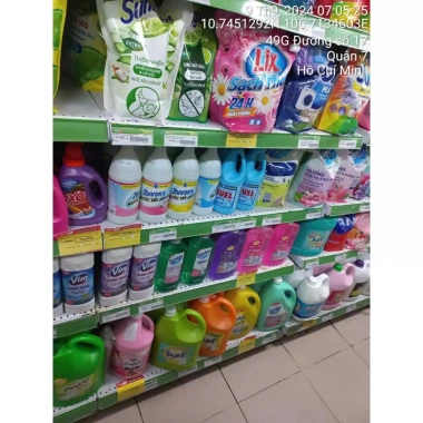 Combo 4 chai nước lau sàn WIP 1L - Bạc hà, Lavender, Lyly, thơm mát, giảm giá 99k