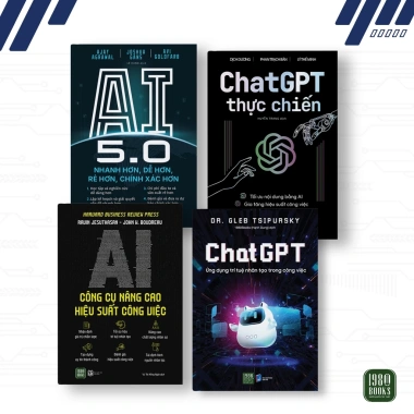 Combo 4 ChatGPT + ChatGPT Thực Chiến + AI 5.0 + AI Công Cụ Hiệu Suất - 515.520₫ 2
