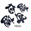 Combo 4 chữ thư pháp Chữ TP 10cm cao 10cm dán trái cây chưng Tết có keo dán mặt sau 9