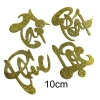Combo 4 chữ thư pháp Chữ TP 10cm cao 10cm dán trái cây chưng Tết có keo dán mặt sau 10