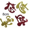 Combo 4 chữ thư pháp TP 8cm dán trái cây chưng Tết, keo dán mặt sau, giảm còn 28.000 VND