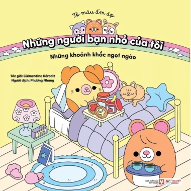 Combo 4 cuốn Sách Tô Màu Âm Áp Những Người Bạn Nhỏ Nuôi Dưỡng Sáng Tạo Bé Giá 240k