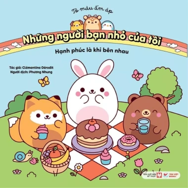Combo 4 cuốn Sách Tô Màu Âm Áp Những Người Bạn Nhỏ Nuôi Dưỡng Sáng Tạo Bé Giá 240k