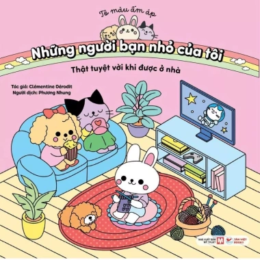 Combo 4 cuốn Sách Tô Màu Âm Áp Những Người Bạn Nhỏ Nuôi Dưỡng Sáng Tạo Bé Giá 240k