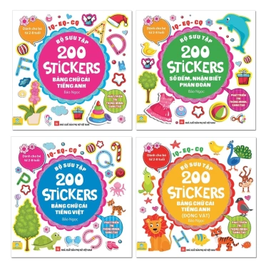 Combo 4 cuốn Sách và 200 Sticker Phát triển trí thông minh, sáng tạo - ndbooks, giá chỉ 96.000₫ Combo 4 cuốn Sách và 200 Sticker Phát triển trí thông minh, sáng tạo - ndbooks, giá chỉ 96.000₫