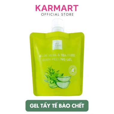 Combo 4 Gel Tẩy Da Chết Toàn Thân Baby Bright Aloe Vera và Tea Tree - 316.000₫