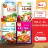 Combo 4 gói gia vị lẩu Thái Tom Yum, bò, gà, hải sản Deli Foods 100g Giá 11.520đ