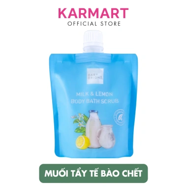 Combo 4 Gói Muối Tẩy Da Chết Toàn Thân Sữa Bò và Chanh Baby Bright 250g - 158k 2 Combo 4 Gói Muối Tẩy Da Chết Toàn Thân Sữa Bò và Chanh Baby Bright 250g - 158k 2