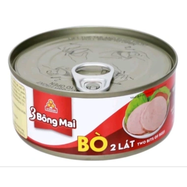 Combo 4 Hộp 150g Bò 2 Lát & 3 Bông Mai Vissan - Hạn dùng 2.028, Giá 68.893 VND