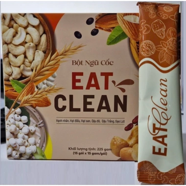 Combo 4 Hộp Bột Ngũ Cốc Eat Clean 15g x 15 – Giảm cân ăn kiêng, giá ưu đãi 37.911 VND 5 Combo 4 Hộp Bột Ngũ Cốc Eat Clean 15g x 15 – Giảm cân ăn kiêng, giá ưu đãi 37.911 VND 5