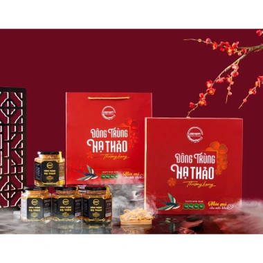 Combo 4 Hộp Đông Trùng Hạ Thảo Khô Sấy Thăng Hoa CordyHappy 12.5g Giá ưu đãi 1.63 triệu, tăng đề kháng