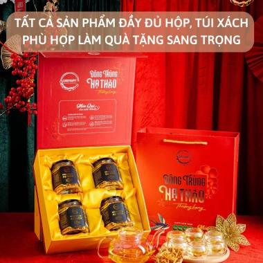 Combo 4 Hộp Đông Trùng Hạ Thảo Khô Sấy Thăng Hoa CordyHappy 12.5g Giá ưu đãi 1.63 triệu, tăng đề kháng