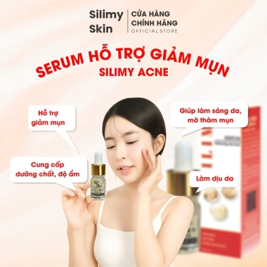 Combo 4 Lọ Serum SILIMY SKIN 5ml Mua 2 Tặng 2 - Giảm mụn, kiềm dầu, sáng da, dưỡng ẩm - Giá chỉ 392.000₫ 2 Combo 4 Lọ Serum SILIMY SKIN 5ml Mua 2 Tặng 2 - Giảm mụn, kiềm dầu, sáng da, dưỡng ẩm - Giá chỉ 392.000₫ 2