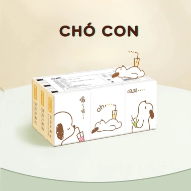 Combo 4 Lốc 36 Gói Khăn Giấy Mini 3 Lớp Bỏ Túi Họa Tiết Hoạt Hình Dễ Thương Giá Ưu Đãi 110k 6