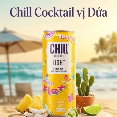 Combo 4 lon Nước Trái Cây Chill Cocktail 320ml - Giá chỉ 120.000đ, giảm 33.600đ 6