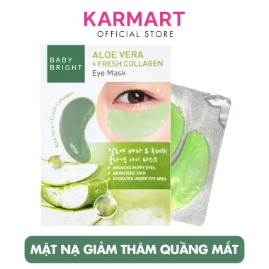Combo 4 Mặt Nạ Baby Bright Aloe Vera và Collagen Giảm Thâm Quầng Mắt 5g Giá ưu đãi 80.000 VND 2