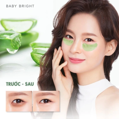 Combo 4 Mặt Nạ Baby Bright Aloe Vera và Collagen Giảm Thâm Quầng Mắt 5g Giá ưu đãi 80.000 VND 7