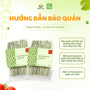 Combo 4 Mix Vị - Mì Rau Củ Phủ Dày Đậm Đà, Healthy, Giảm Cân, Ăn Kiêng 150g - 90.000