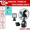 Combo 4 món công cụ điện: Quạt 8 inch quay, Đèn LED 16 bóng, Pin 20 cell, Sạc bàn và Chân Makita 4cm - Giá giảm