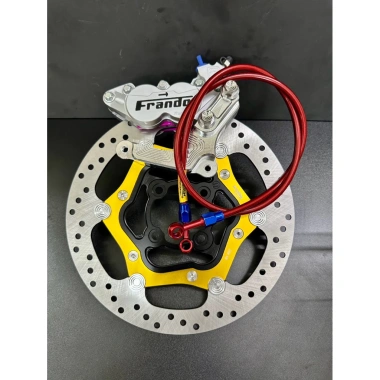 Combo 4 món Heo Fando 4 Pis, Pas CNC, Đĩa Brembo 267mm, Dây Dầu Morin - Giá chỉ 1.050.000 VND