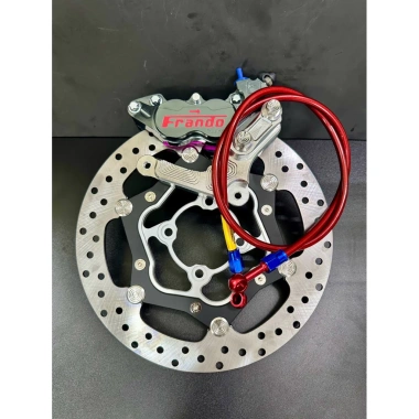 Combo 4 món Heo Fando 4 Pis, Pas CNC, Đĩa Brembo 267mm, Dây Dầu Morin - Giá chỉ 1.050.000 VND