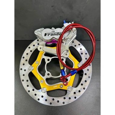 Combo 4 món Heo Fando 4 Pis, Pas CNC, Đĩa Brembo 267mm, Dây Dầu Morin - Giá chỉ 1.050.000 VND