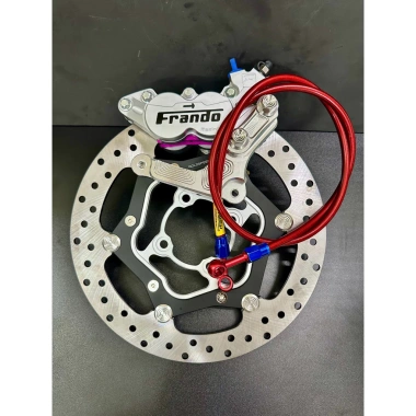 Combo 4 món Heo Fando 4 Pis, Pas CNC, Đĩa Brembo 267mm, Dây Dầu Morin - Giá chỉ 1.050.000 VND