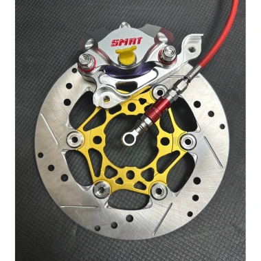 Combo 4 món Heo Smrt 2pis, Pas CNC, Đĩa Racing 86 M3-M4, Dây dầu ngắt - Full ốc, chỉ 2.17 triệu
