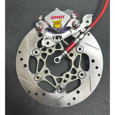 Combo 4 món Heo Smrt 2pis, Pas CNC, Đĩa Racing 86 M3-M4, Dây dầu ngắt - Full ốc, chỉ 2.17 triệu