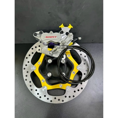 Combo 4 món Heo Smrt 4pis, Pas CNC, Đĩa Brembo 267mm, Dây dầu inox 2 đầu, Full ốc salay - Giá 22,5 triệu 2 Combo 4 món Heo Smrt 4pis, Pas CNC, Đĩa Brembo 267mm, Dây dầu inox 2 đầu, Full ốc salay - Giá 22,5 triệu 2