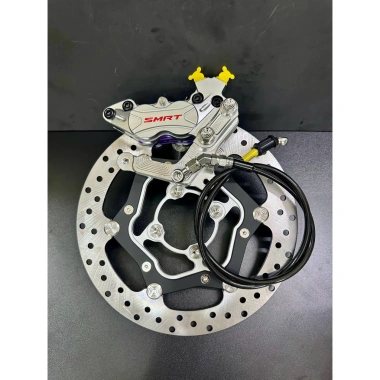 Combo 4 món Heo Smrt 4pis, Pas CNC, Đĩa Brembo 267mm, Dây dầu inox 2 đầu, Full ốc salay - Giá 22,5 triệu