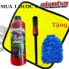 Combo 4 món rửa xe tại nhà - Xà bông 1L, Khăn 2 mặt 3M, Găng tay san hô, Cọ cán đen - Chỉ 60.000₫ 2