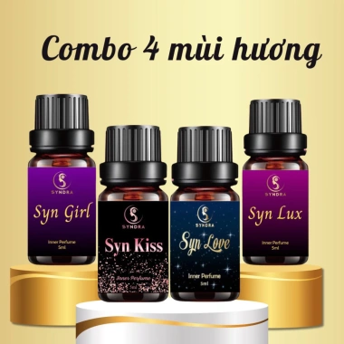 Combo 4 Mùi Nước Hoa Vùng Kín Synkiss - Lưu Hương Cô Bé Khử Mùi Loại Bỏ Mùi Hôi Giá 199.000đ