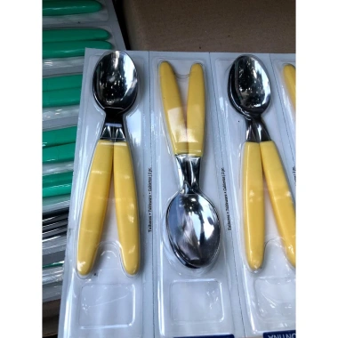 Combo 4 Muỗng Nĩa Tramontina Ipanema Cán Màu - Thép Không Gỉ, Giá 18.000₫